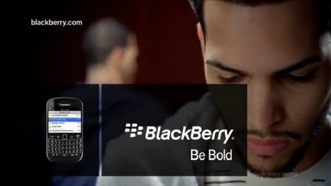 BlackBerry Be Bold campaign
