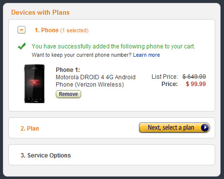 Hot Deal: Verizon's Motorola Droid 4 now just $99.99 at Amazon