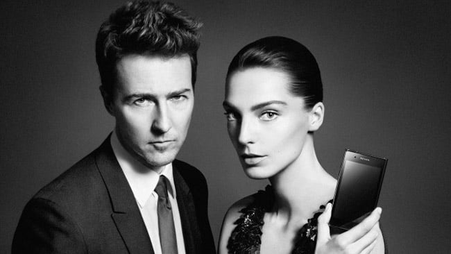 LG hires Edward Norton and Daria Werbowy to promote LG Prada 3.0