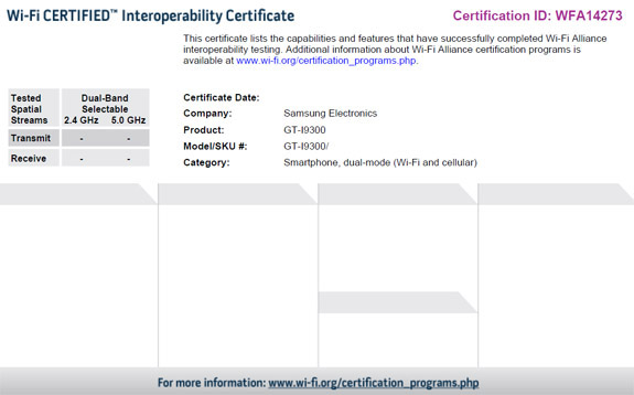 Two Samsung tablets and the Galaxy S II get Wi-Fi certification