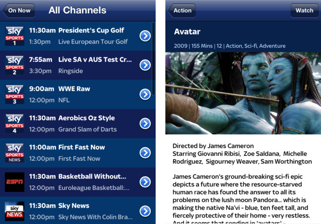 Sky Go coming to select HTC and Samsung Android phones later this month