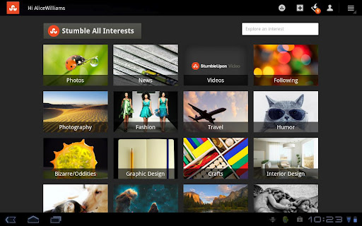 StumbleUpon shows off updated Android app at MWC 2012