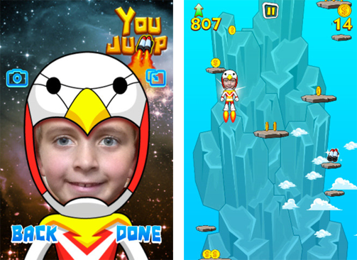 You Jump! for iOS is like a personalized Doodle Jump