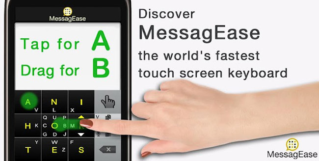 MessagEase Keyboard's nine-key keyboard thinks it's better than built-in QWERTY one