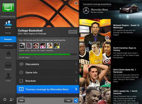 Keep up with March Madness with Yahoo mobile apps