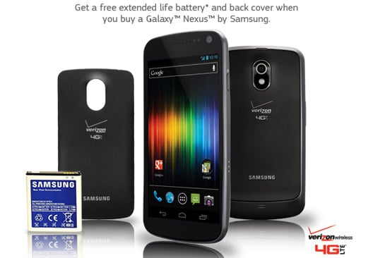 Samsung offers free i515 Battery Bundle Kit with Verizon's Galaxy Nexus