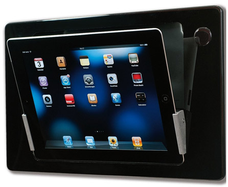 iRoom iDock is motorized in-wall iPad mount that costs a small fortune