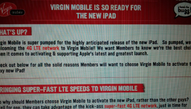 Virgin Mobile Canada to launch its LTE network next week?