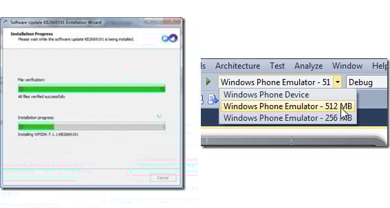 Windows Phone SDK updated with Windows 8 and support for 256MB devices