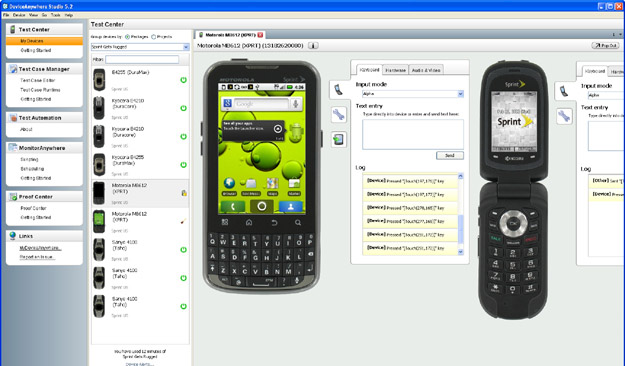 Keynote DeviceAnywhere, Sprint team-up to help developers port iDEN apps to CDMA rugged devices