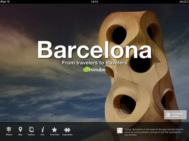 minube's platform allows anyone to make its own travel guide and make some money out of it