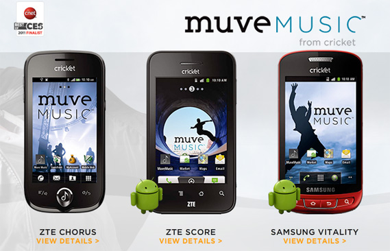 Cricket's Muve Music now available in Target stores