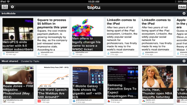 Taptu app adds multiple new features