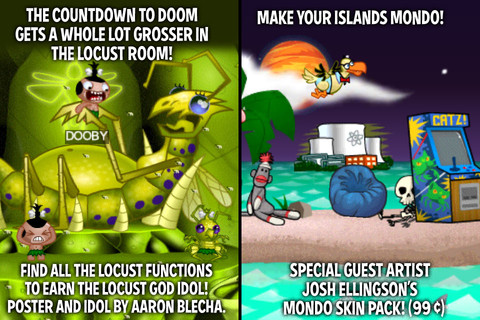 Pocket God gets 44th update featuring plague of flying insects