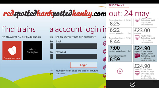 redspottedhanky.com, Masabi launch rail ticketing app for Windows Phone users