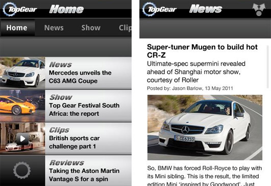 Top Gear News app hits Google Play