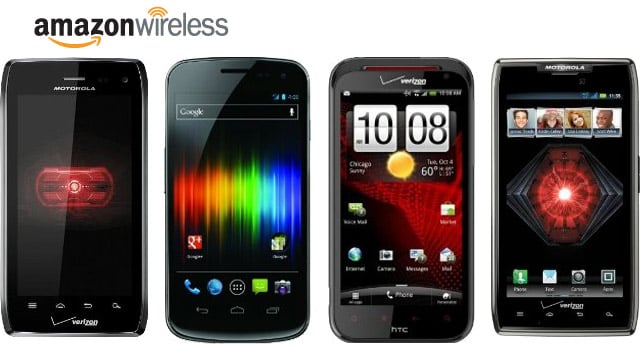 Motorola Droid 4, Samsung Galaxy Nexus, HTC Rezound 5G and DROID RAZR MAXX all available for less at Amazon