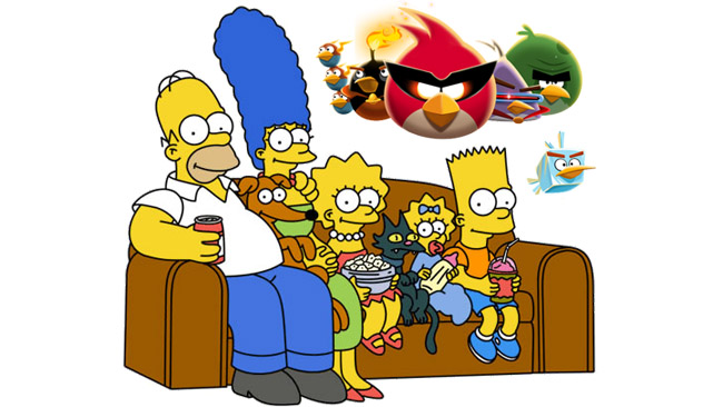 The Simpsons coming to Angry Birds Space?