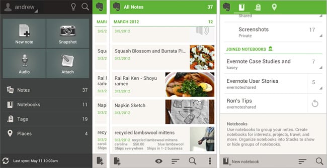 Evernote 4.0 for Android hits Google Play!