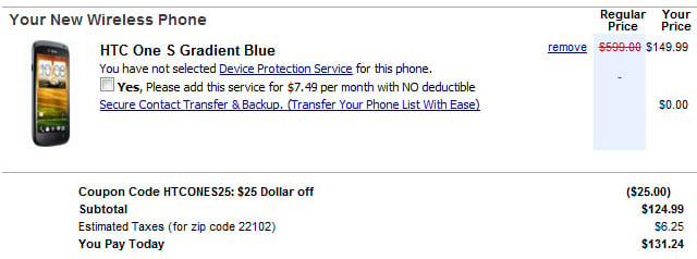 Hot Deal: T-Mobile's HTC One S available for $125 from Wirefly through Memorial Day weekend