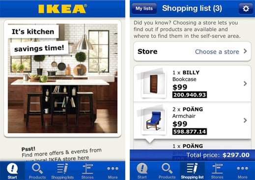 IKEA Canada launches iOS and Android apps