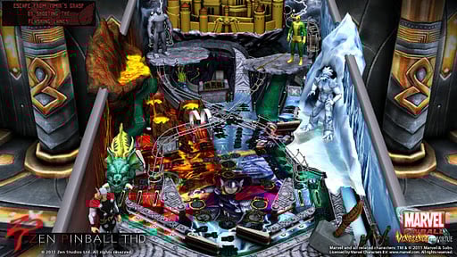 Marvel-themed Zen Pinball tables offered with a 50% discount in honor of The Avengers movie