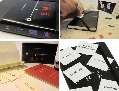 Moleskine's analog SMS is fun to use