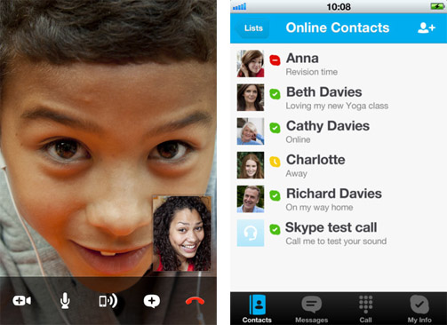 Skype for iOS 4.0 adds stability, UI improvements