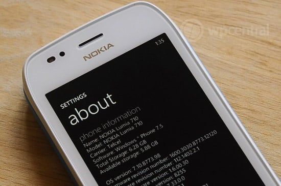 Canada: Rogers Wireless' Nokia Lumia 710 getting Windows Phone Tango update?