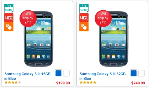 Verizon's Samsung Galaxy S III ship date slips for another day - July 11th