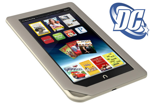 DC Comics coming to a Nook Tablet, Nook Color near you
