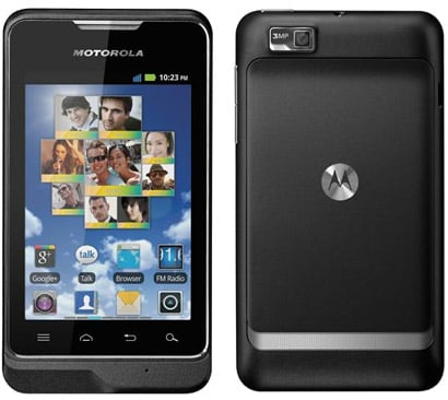 Italy: Motorola Motosmart is an entry-level Android smartphone that will sell for 129 EUR