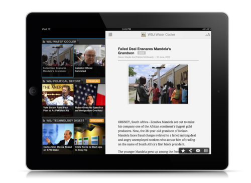 Pulse launches mobile content subscriptions for Premium Sources starting with The Wall Street Journal