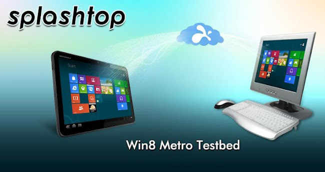 Splashtop unveils Win8 Metro Testbed for Android tablets