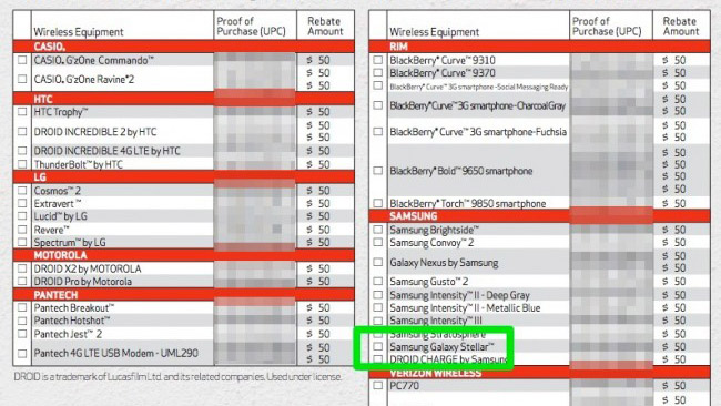 Mid-end Samsung Galaxy Stellar coming to Verizon?
