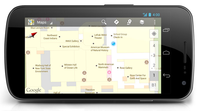 Google Maps for Android get indoor maps for more than 20 U.S. museums and a zoo