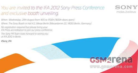 Sony to unveil new phones on August 29