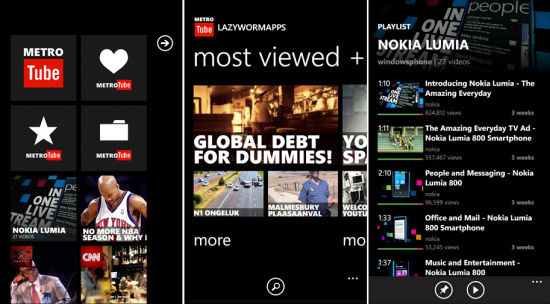 The best YouTube client for Windows Phone Metrotube is back