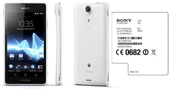 Sony Xperia GX caught at the FCC on its way to Japan?