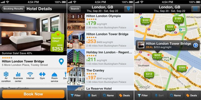 WorldMate revamps hotel booking experience in its iPhone app