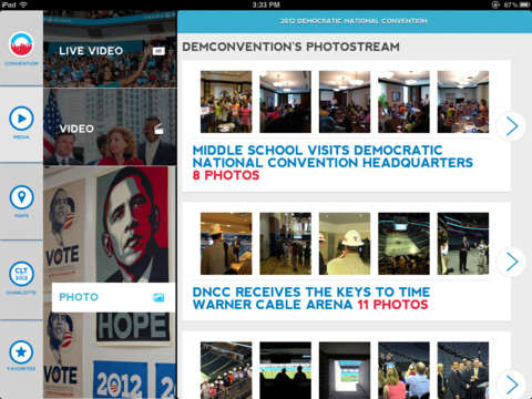 Democratic Convention gets iOS and Android apps