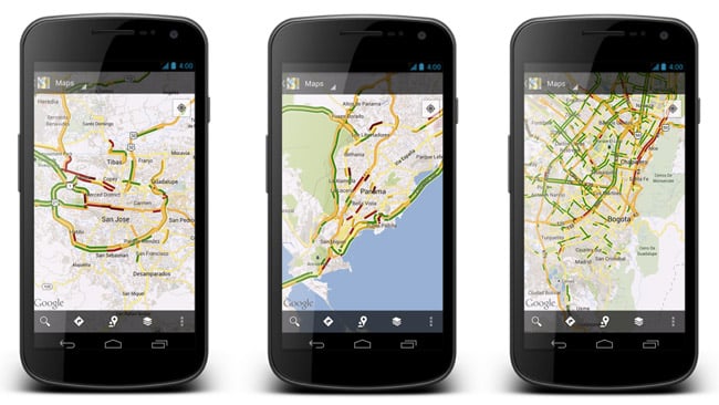 Google Maps expands live traffic to more than 130 smaller cities in the US, capitals of Colombia, Costa Rica and Panama