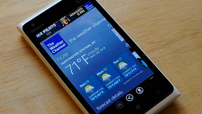 Nokia launches Weather Channel app for its Lumia smartphones