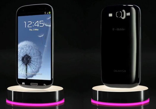 Samsung Galaxy S III in black caught at T-Mobile's website