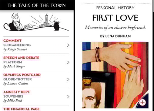 The New Yorker goes for the iPhone users