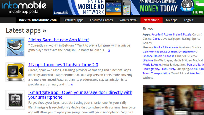 IntoMobile launches Appscovery to allow developers to promote their apps