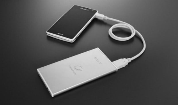 Sony unveils slim external batteries for smartphones and tablets in Japan