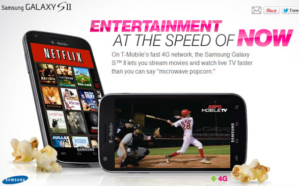 Contract-free T-Mobile Samsung Galaxy S II now available for $299 from Walmart