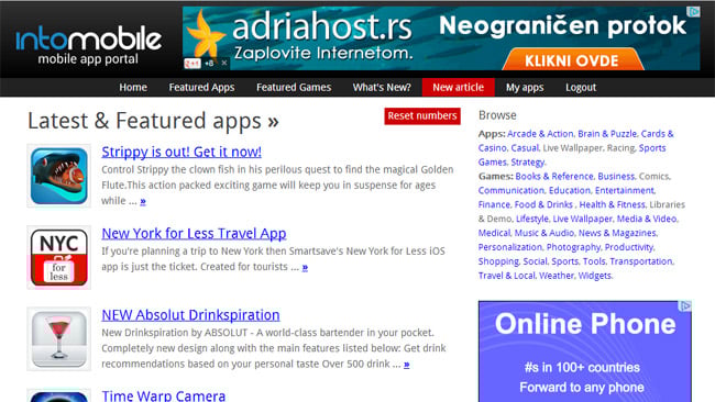 New apps @ Appscovery