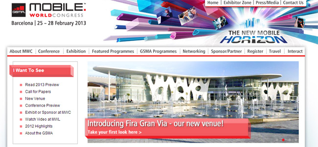 GSMA shares new details For Mobile World Congress 2013
